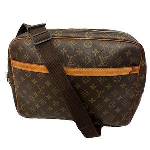 Louis Vuitton Reporter GM Monogram Crossbody Shoulder Bag